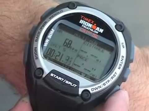 Manual timex ironman triathlon watch